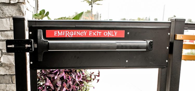 emergency push bar installation in Citrus Heights
